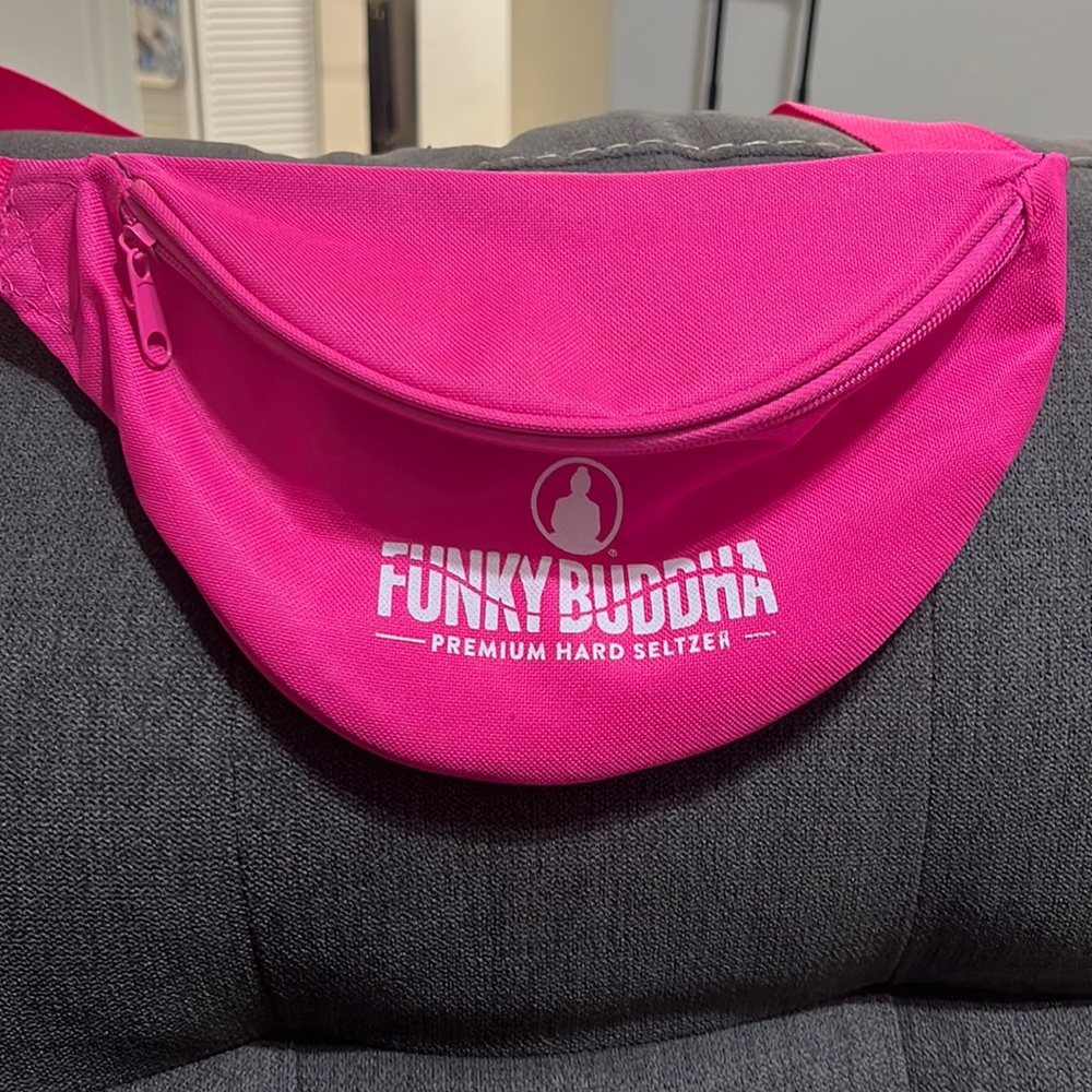 Funky Buddha brewing hot pink Fanny pack